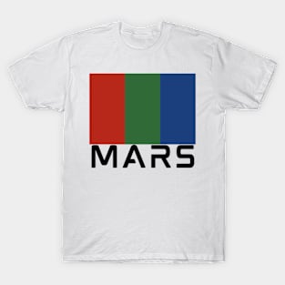 The Flag of the Planet Mars - Martian Flag T-Shirt